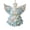 Angel, variant on Kuokaa Iridescent Christmas Hanging Ornament, Pale Shell-Look Plastic Pendant with Decorative Subject for Tree Garland and Window Display (Angel)
