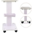 thumbnail image 2 of Miumaeov Beauty Salon Trolley Cart with Wheels, Mobile Salon Spa Rolling Cart Esthetician Supplies Professional Hairdressing Storage Service Instrument Rolling Trays, Max Load 110lbs, 2 of 9