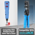 thumbnail image 2 of Everest Media Solutions RJ45 Cat6/5e Key Jack - 110-Type Modular Female Connectors | Compatible with Speed, 2 of 5