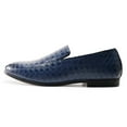thumbnail image 4 of Cloudstyle Men's Woven Textured Pointed-Toe Loafers, Anti-Shock Rubber Sole Breathable PU Casual Shoes for Business & Daily Walking, 4 of 6