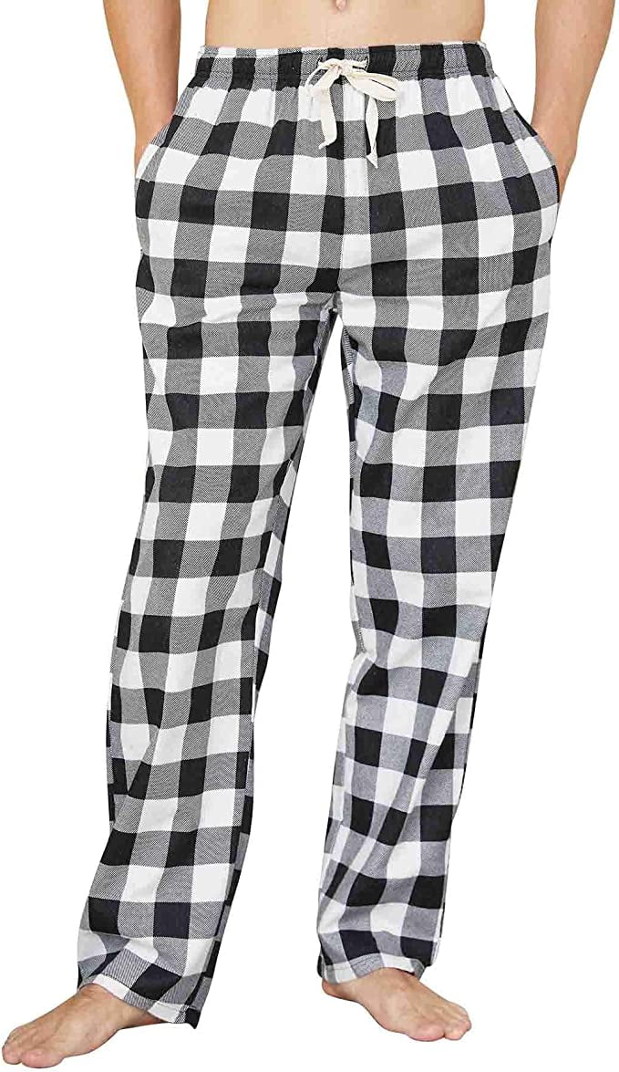 HiddenValor Mens Plaid Cotton Pajama Lounge Pants - Walmart.com