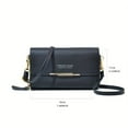 thumbnail image 4 of Women's Small Crossbody Wallet, Multi Zipper Metal Decor Shoulder Bag For Phone, Portable Handbag, 4 of 5