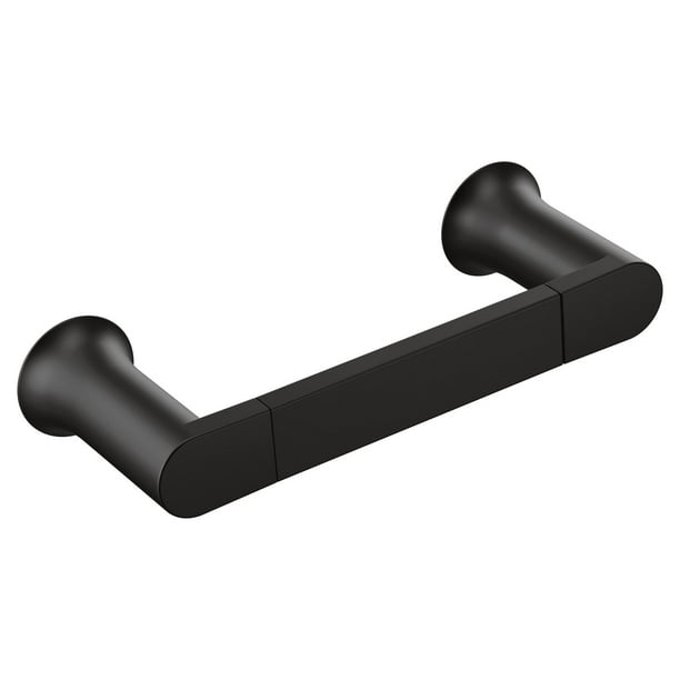 Barra de Toallas de Mano Moderna Color Negro Mate, Soporte de Pared para baño o Cocina, 6.8 Pulgadas