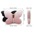 thumbnail image 3 of Butterfly Throw Pillow , White Plush Decorative Pillow 1 Pack Cozy Accent For Couch Bed Living Room Office Farmhouse Nursery For Teens S, 3 of 6