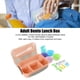 thumbnail image 4 of Fiambrera para Adultos Bento Box de 1300ML Fiambrera para Adultos Reutilizable de 4 Compartimentos con Cuchara para Almuerzo de Frutas Apta para Lavavajillas y Congelador ANGGREK  Otros, 4 of 8