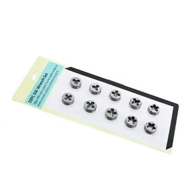 Zeiwohndc 10Pieces Socket Wrench Set Steel Hand Tool for Mechanics and DIYer Auto Repairs