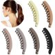 thumbnail image 1 of 6 Piezas Pinzas para el Cabello de Plátano Clip de Plátano Grande de 5 Pulgadas para Cabello Fino y Grueso Pinzas de Garra de Plátano Antideslizantes para Mujeres, 1 of 5