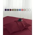 thumbnail image 2 of Greeny Green Luxury 1800 Bamboo Ultra Soft Sheet Set – Wrinkle Free, Deep Pocket, Machine Washable, Hypoallergenic, Fade Resistant Bedding Set - 3 Piece Set (Twin/XL, Burgundy), 2 of 4