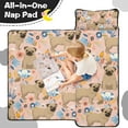 thumbnail image 4 of Bulldog Dog and Flower Florals Toddler Nap Mats for Kids Preschool,Sleeping Mat Bag or Kids,Toddler Sleeping Bag,Toddler Nap Mat or Daycare, 4 of 6