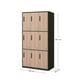 thumbnail image 2 of Ilios Innova | Casillero Locker 9 Puertas | Estilo Madera y Negro Mate | Cerradura de Seguridad, 2 of 9