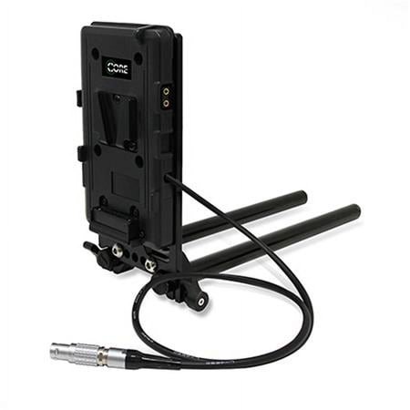 UPC: 0184323005345 | 15mm Rail Mount Cheese Plate with V-Mount Battery Plate and 10  2-Pin Coil Cable for RED Komodo