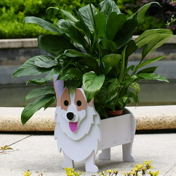 Flower Pot Planter Outdoor Indoor Flower Pots Small PVC for Plant Rectangular Animal Pot for Flower Pot, for Succulent Pot