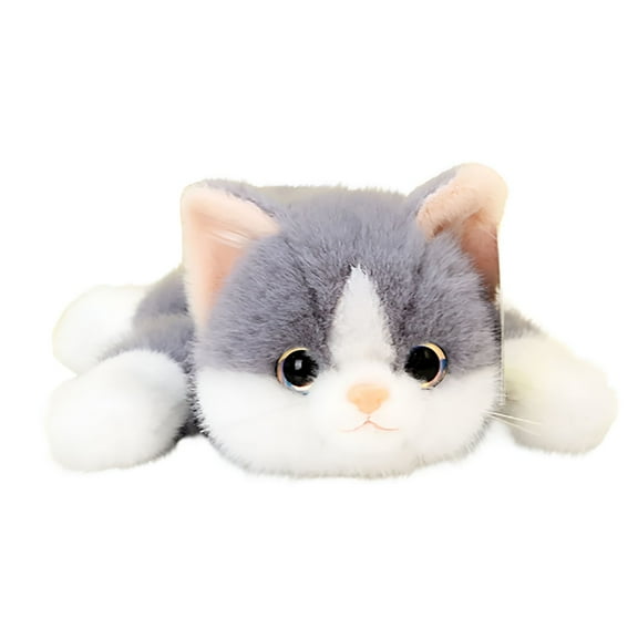 BESTSKY Weighted Cat Stuffed Animals 0.6 Lbs Cute Realistic Kitten Plush Toys 11.8 inch Soft Plushies Gifts for Kids,Cute Kitten Plushies Toy Gifts for Boys and Girls