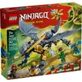 thumbnail image 3 of LEGO NINJAGO Ninja Dragon Riyu’s Battle Building Toy for Boys & Girls - Ninja Poseable Dragon Toy Playset for Kids, Ages 7+ - Includes 4 Minifigures for Pretend Play - Gift Idea for Birthdays - 71855, 3 of 8