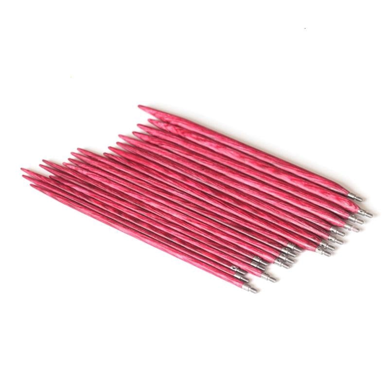 ANXPTIME Hand Multicolor Wood Interchangeable Knitting Needle Crafting Set