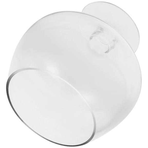 WHAMVOX  Glass Goldfish Bowl Decorative Tank Plant Office Transparent