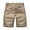 Khaki, variant on Loose Fit Cargo Bermuda Shorts Men Multi Pocket Mens Summer Shorts Lightweight Outdoor Casual Daily Shorts