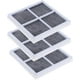 thumbnail image 1 of Reemplazo de filtro de aire para refrigerador, paquete triple de filtros con infusión de carbón activado para refrigeradores LG y Kenmore (fácil instalación, elimina olores, mantiene los alimentos, 1 of 5