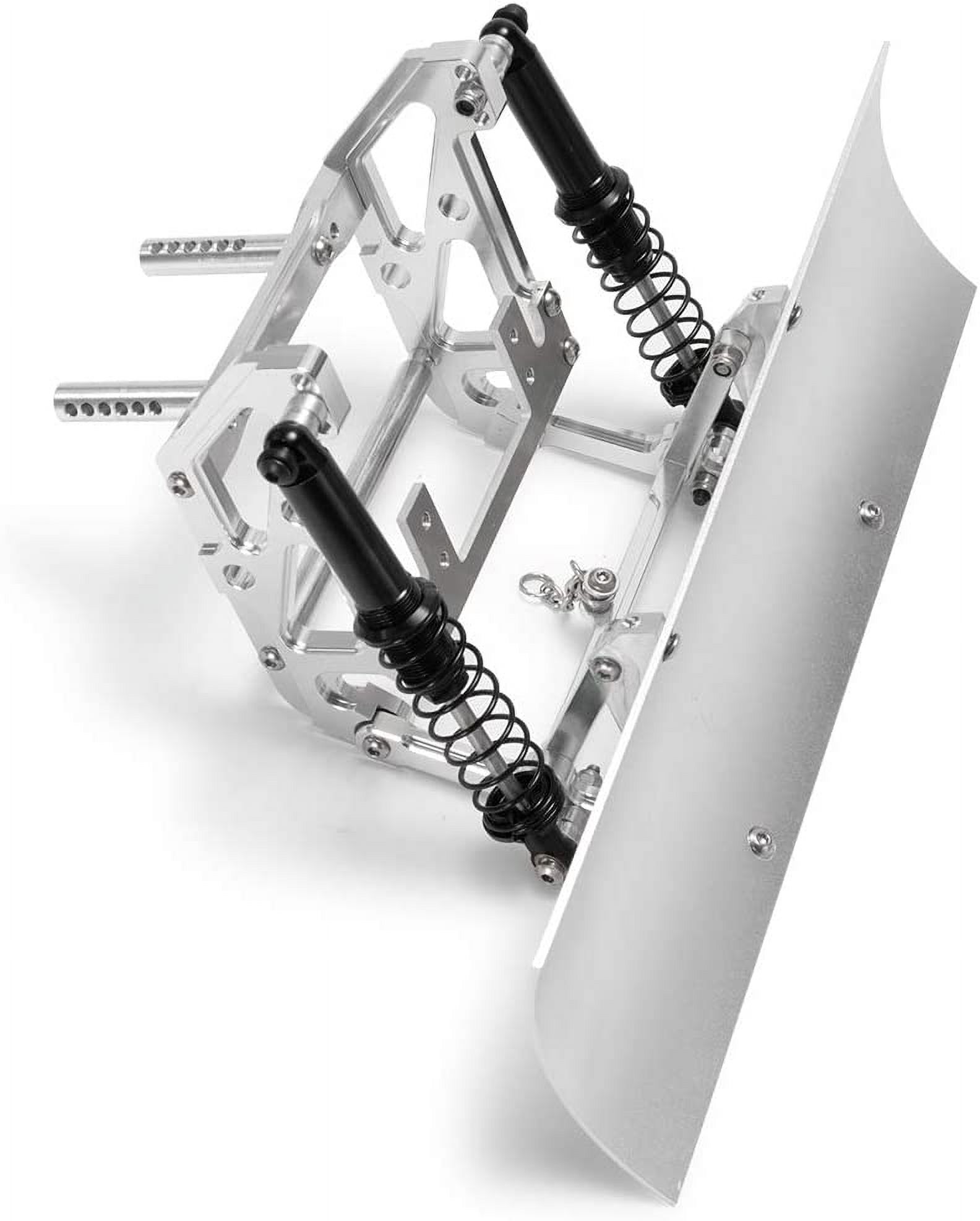 High Quality Metal Alloy Silver 1/10 RC Crawler Truck Car RC Model Car Snowplow Enhance Authenticity