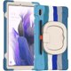 thumbnail image 1 of Funda protectora de color para Samsung Tab S7 Fe de 12,4 pulgadas con soporte para bolígrafo, anillo ajustable grande y protección contra golpes., 1 of 5