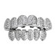 thumbnail image 1 of Boca de metal de cobre personalizada con 6 flores superiores e inferiores talladas para Joker, Halloween Plata, 1 of 6