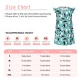 thumbnail image 3 of Vsdgher Pingouins pour Filles Chemises de Nuit Manches Courtes à Volants Robe de Nuit Pyjama pour Fête Pyjama-TG, 3 of 6