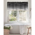 thumbnail image 4 of Gray Gradient Water Ripples Curtain Valances,Summer Beach Coastal Small Window Treatment for Kitchen Living Room Bathroom,42" x 18", 4 of 7