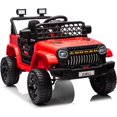 thumbnail image 3 of QinaQin 12V Ride On Truck, Battery Powered with 2.4G Remote, Bright Red, 3 of 7