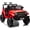 Bright Red, variant on 12V Ride-On Truck Car | Battery-Powered Electric Vehicle with Remote Control, Spring Suspension & LED Lights