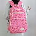thumbnail image 6 of 3Pcs Bow Print Backpack, Water Resistant School Backpack with Shoulder Bag&Storage Bag, Lightweight Breathable Laptop Bag for Outdoor Travel (Pink), 6 of 10