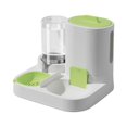 thumbnail image 1 of Comedero automático para mascotas, dispensador de comida y agua, práctico comedero para perros y gatos, suministros para gatos y perros pequeños y Verde, 1 of 8