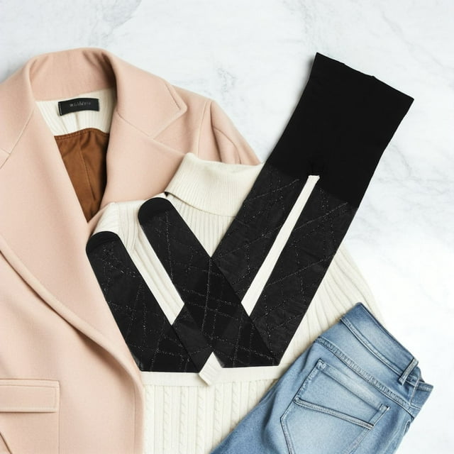BESTYASH Pantimedias Con Vintage Y Elasticidad Para Mujer Uso En Fiesta Y Trabajo