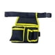 thumbnail image 1 of Bolsa de herramientas de cintura con bolsillo para cinturón, bolsa de herramientas de cintura ajustable, bolsa de cinturón de herramientas impermeable borde amarillo, 1 of 9