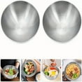 thumbnail image 2 of LEEYNEER 4pcs Stainless Steel Bowl Set - 720ml (0.2 Gal) Food Grade Bowls for Salads  Soup  Rice  Cereal & Breakfast - Perfect for Home & Outdoor Dining, 2 of 7