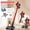 Black Red - B501, variant on 60KPa High Suction Cordless Vacuum, 8-in-1 multifunctional cleaner. 45-minute working time, anti-tangle, rechargeable with wall mount. Lightweight for daily home use on floors, carpets and pet hair.