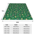thumbnail image 3 of Honeii Milk Tea Print Fleece Blanket - Throw Blanket for Bed, Sofa, Couch, Camping, and Travel , Microplush Ultra Soft Warm Blanket-40"x30", 3 of 7