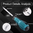 thumbnail image 3 of 6mm Dual Purpose Flat Head Phillips Screwdriver 100mm Long Flat Head Phillips Screwdriver for Professional and Home Use, 3 of 5