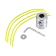 thumbnail image 1 of Parte superior de corté de aluminio, vibracia pequeña y sólida, compatible con la mayoría de cortacésped, pronctico y compacto, acesorio para desbrozadora de césped para, 1 of 8