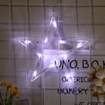 thumbnail image 3 of CIMAXIC Christmas Lights 10 LED Hanging Window Light with Suction Cup Battery Operated Window Hanging Decor for Indoor Lighting Xmas Party Decoration, 3 of 5