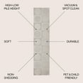 thumbnail image 4 of JONATHAN Y SANDSTONE 2 x 8 Runner Rug, Helena Circles In Squares - White/Cream, SND104B-28, 4 of 8