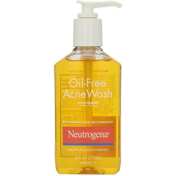 Neutrogena Oil-Free Acne Wash 6 oz (Pack of 8)