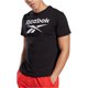 thumbnail image 1 of Reebok Mens Basic Logo Graphic T-Shirt, black, M, 1 of 1