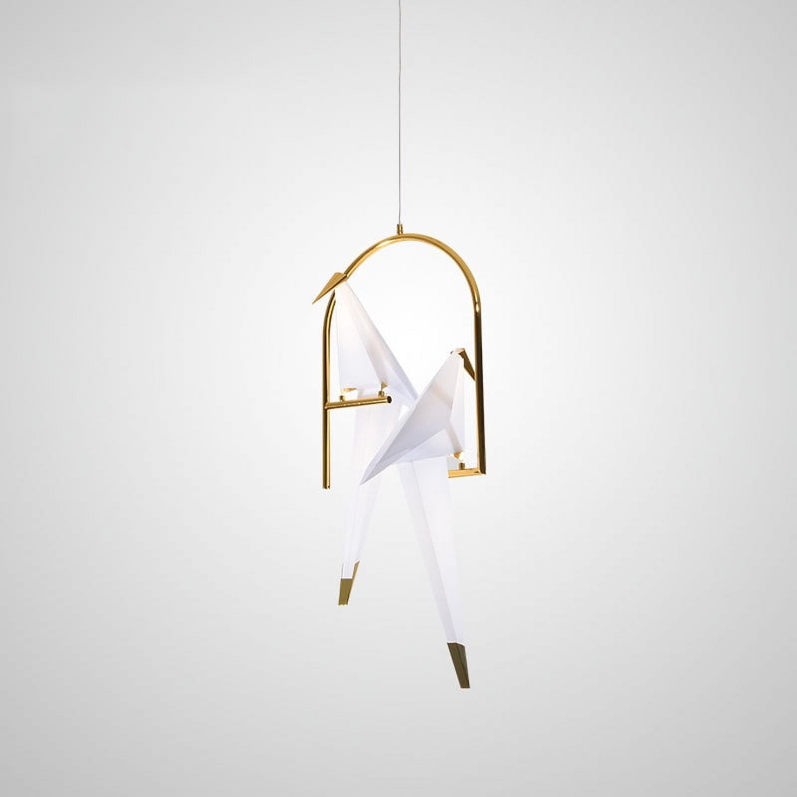 Arturesthome Nordic Creative Paper Cranes Ceiling Light Origami Bird Pendant Lamps