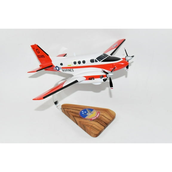 Beechcraft® T-44C Pegasus, VT-31 Wise Owls (Marines), 1/33 Mahogany Scale Model