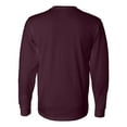 thumbnail image 3 of Fruit of the Loom 5 oz. 100% Heavy Cotton HD Long-Sleeve T-Shirt (4930) Maroon, XL, 3 of 5