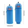 thumbnail image 3 of Solivara 2 In 1 Animal Silicone Pencil Case Portable Desk Organizer For Home (H,One Size), 3 of 6