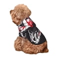 thumbnail image 5 of Honeii Fierce Red Viper Graphic Art Print Small Dog Hoodies Pet Hooded Sweatshirts Fall Winter Puppy Cat Sweaters Warm Clothes for Small Dogs Outfits Costume-X-Large, 5 of 7