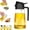 Color 202, variant on Oil Sprayer for Cooking, 2024 New 2 In 1 Oil Dispenser And Oil Sprayer for Kitchen, 16oz Glass Olive Oil Dispenser Bottle, Food-grade Oil Mister for Air Fryer, Salad, Frying, BBQ(black)