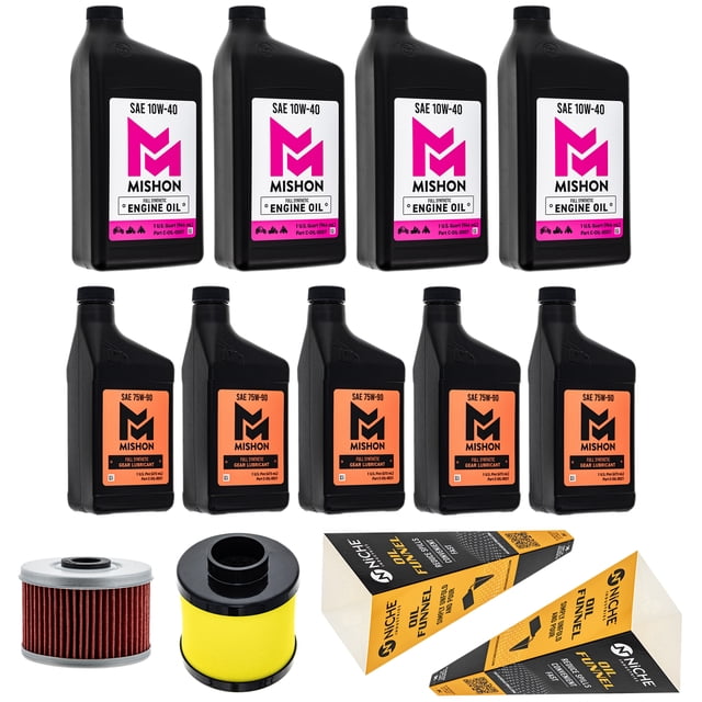 MISHON Kit de Vidange d'Huile Complet pour Honda foreman 500 Rancher 420 2014-2016 MK1014685