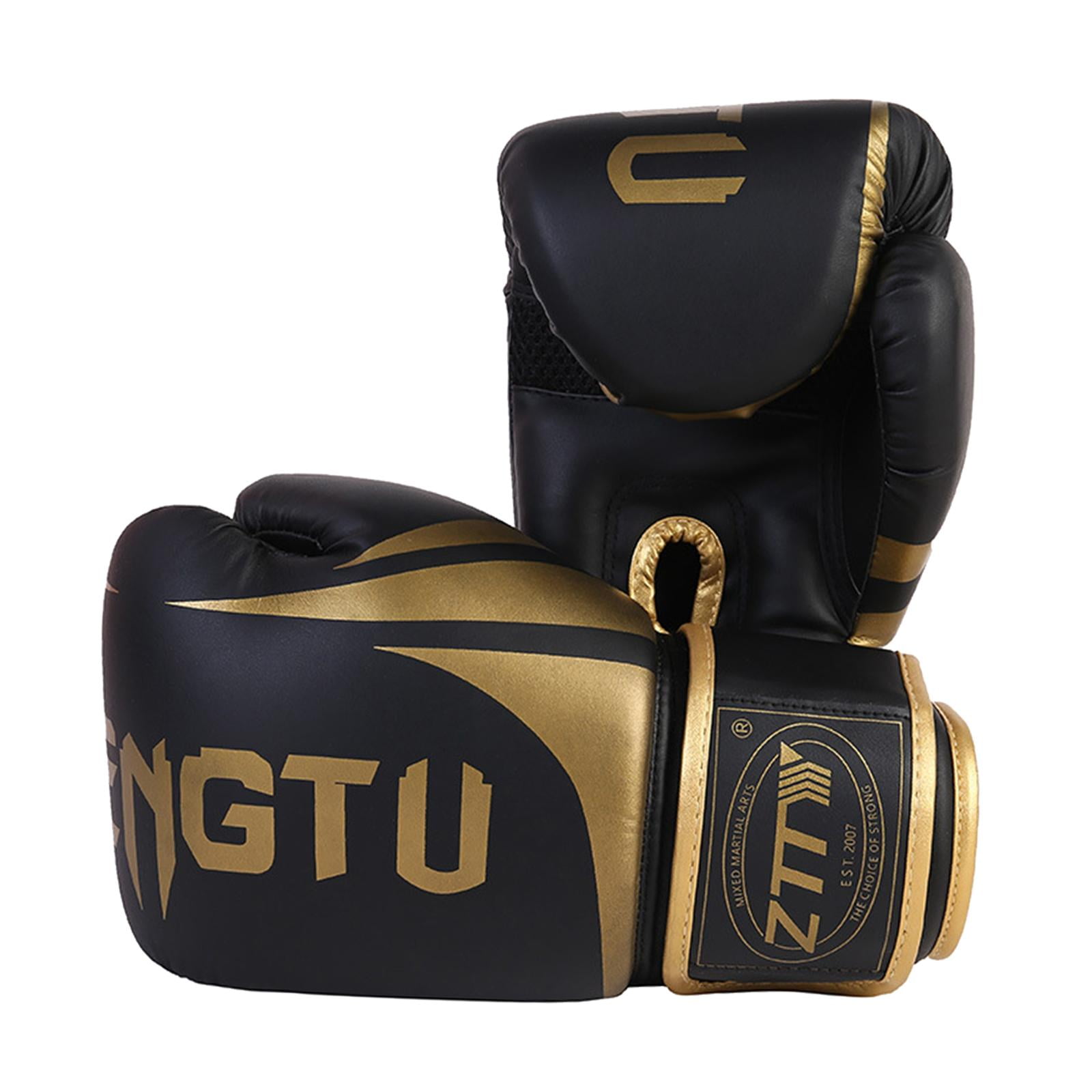 Boxing Gloves, Mma Gloves Protective Gear Boxing Training Gloves Martial Arts Bag Gloves for Muay Thai Sparring Karate Fighting Kickboxing 12 ounces
